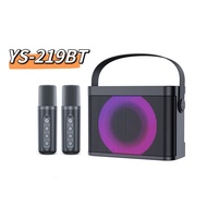 ลำโพงบลูทูธ YS-219/YS-209  Blutooth Speaker รองรับ USB/TF/AUX ไมค์คาราโอเกะ ไมค์ร้องเพลง ไมโครโฟนคู่