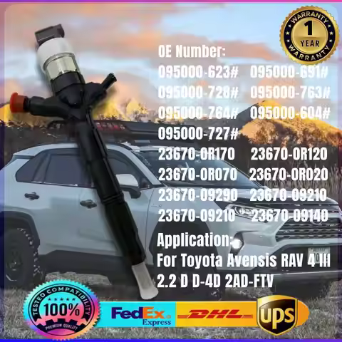 095000-6230 23670-09140 23670-0R070 23670-09290 095000-764# Fuel Injector for Toyota Engine 2.2D D-4
