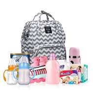 02W Bebe accessories Lequeen Travel bag Nursing Bag Diaper bag Wave pattern Mummy Bag Multiple tQm