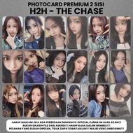 (CONTENTS 8 PCS) Photocard HEARTS2HEARTS H2H THE CHASE - Premium 2 Sided PC Photocard Kpop Merch Uno