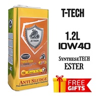 M23-GV.JETRON 0.9L/1L/1.2L Ester "SyntheseTECH" 10W40 15W50 . 4T, Minyak Pelincir Motosikal & minyak
