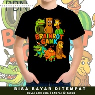 KATUN Anomali Brainrot Gank T-Shirt Anomali Distro Unisex Children's Clothing/ Anomali Short Sleeve 