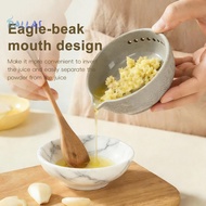 (DL) Versatile 2-in-1 Stoneware Kitchen Prep Tool: This versatile kitchen tool combines a garlic gra