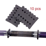 10 Pcs Square 12-Hole Point Arrow Sponge Pad Anti-Collision Protection Arrow Archery Accessories