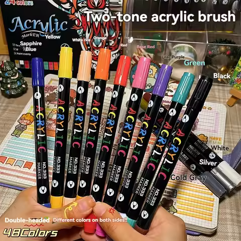 Acrylic Marker Pen Water-based Pigment Pen Ceramic Marker Pen Color Marker Pen Model Graffiti Pen St