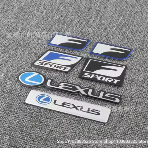 Car Emblem Badge Sticker Fit For Lexus F SPORT GX460 Ct200h IS250 ES 220D IS200 Fsport GS GX IS LS L