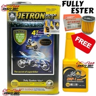JETRON MINYAK HITAM ENGINE OIL 100% ORIGINAL ‼️FREE PERTOL TREATMENT‼️SYNTHESE 15W 50 / 10W 40 FULLY
