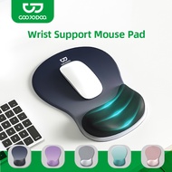 Mouse Pad Pad GOOJODOQ Wristband Mouse Pad Support Ergonomic Comfortable Silicone Non Slip Soft For 