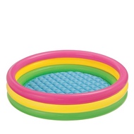INTEX ORIGINAL Kolam Renang Bayi Inflatable Kolam Bulat Bayi Kolam Kanak-Kanak Kolam Warna Warni