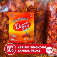 Singkong sambal doyan 1KG singkong balado lengket Singkong Viral khas Padang Singkong balado sanjay