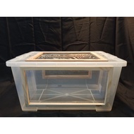 Reptile Box Size W 42 x 60 x H 32 cm Front Is A Wooden Frame. Clear Acrylic The Top Of The Back Heat