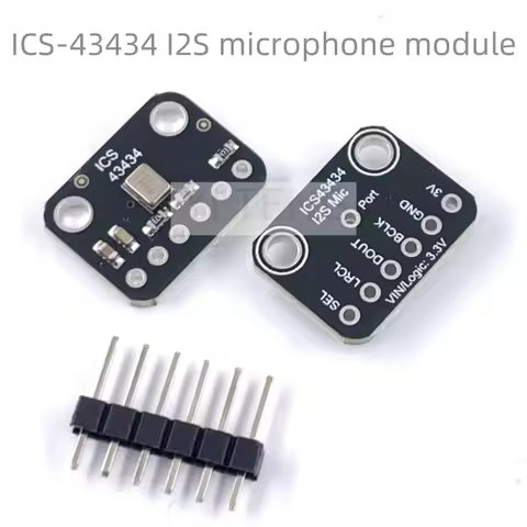ICS-43434 I2S 3.3V MEMS microphone Module Breakout Low cost Low Pass Filter Mini-module