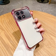 For Poco X6 Pro Case Poco F6 Pro Phone Case Poco X6 Cover Poco F6 Corners Thickening Shookproof Plat
