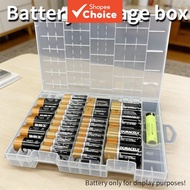 Large Capacity Home Battery Storage Organizer Box/Case/Holder for 39pcs Different Types of AA/AAA/D/