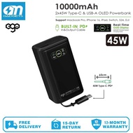 EGO HA10 Hyper Ally 10K 45W Built-in cable PowerBank
