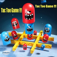 Oldlaiben Tic Tac Toe Game Puzzle Educational Toy Chess Family Child Interactive Toy Party Gobble Bo