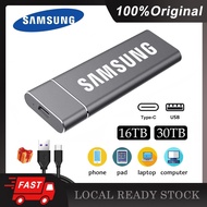 ❤SSD Samsung External Hard Drive 128TB/60TB USB3.1 Hard Drive Portable 30TB/16TB Mobile Hard Drive 8