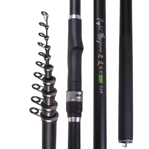 Fishing Rod Carbon Fiber 3.9m 4.5m 5.3m 6.0m Telescopic Carp Fishing Rod Rock Fishing Rod