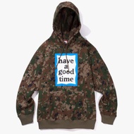 Have A Good Time Hoodie Camo Blue Frame Original