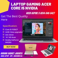 laptop gaming acer a514-54z7 i5-1135g7 12gb 256gb nvidia geforce 2gb - ram 12gb