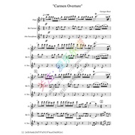 Carmen Overture Carmen Overture Carmen Overture Flute Clarinet Saxophone Woodwind Trio Score Score