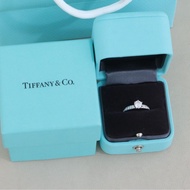 Tiffany帝芙尼 鑽戒，46.5碼 0.46克拉，F色，VS1淨度，配件紙袋盒子