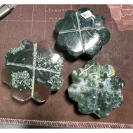Moss agate four leaf lucky 🍀 clover 5.5-6cm