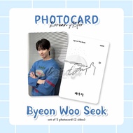 [5PCS] BYEON WOO SEOK SET PHOTOCARD BWS UNOFF ACTOR KOREA KDRAMA LOVELY RUNNER Vol.2