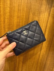 Chanel 深藍色鑰匙包 零錢包