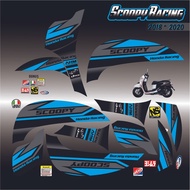 COD / Striping Scoopy FI NEW Motif racing variasi STRIPING SIMPLE