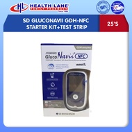 SD GLUCONAVII GDH-NFC STARTER KIT+TEST STRIP 25'S