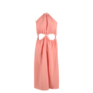 Flat2112-เดรสเกาะอก-สีชมพูFlat2112