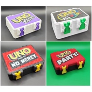 Special UNO Card Case Uno Card Box Card holder UNO Flip, UNO No Mercy Case Poker Card Keeper Uno Cas