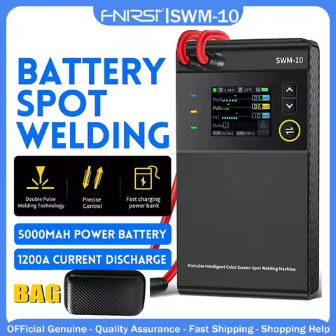 FNIRSI SWM-10 Battery Spot Welding Machine DIY Welding Equipment 18650 Battery Pack Welding Tool 500