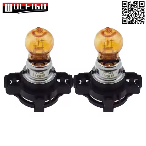 1PC/ 2PCS PY24W Front Turn Signal Light Lamp Bulb With Base 12V 1300610092 For BMW E90 E92 F07 F10 F