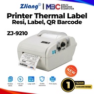 Zjiang ZJ-9210 USB QR Barcode Receipt Label Printer - Print 9210 Thermal USB Labels