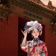 Forbidden City & Phoenix Queen Qing Cixi Themed Women's Clothing Set