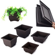 Planter bonsai Flower branch Pot Imitation Plastic Balcony Rectangle Bonsai Bowl pots Basin Nursery