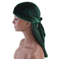 OEM ลำลองสำหรับบุรุษผู้หญิงเรียบระบายอากาศกำมะหยี่ผ้าพันคอหมวก durag ยาวเช่นที่คาดผม C hemo หมวก