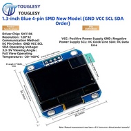 TOUGLESY | Blue and White I2C Communication OLED Display Module 1.3 inch
