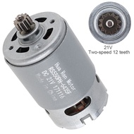 มอเตอร์ DC 12 ซี่ RS550 10.8-25V 21500-29000RPM มอเตอร์แปลง สําหรับสว่านไขควงไร้สาย