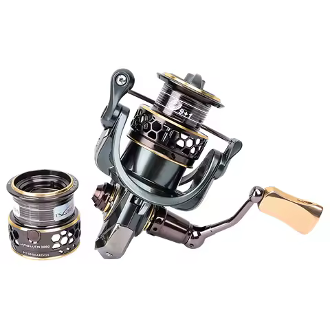 Tsurinoya Jaguar Double Diagonal Spool Spinning Reel For Ultra-Light Lure Spinning Fishing Reel 9B+1