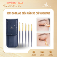 Bộ 5 Cọ Trang Điểm Mắt Amortals Nhỏ Gọn Cọ Trang Điểm Chuyên Nghiệp Với Đầu Lông Siêu Mềm
