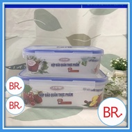 Set of 2 Frozen Storage Boxes - Song Long 4-lock Food Box (MS:2241) - br00314
