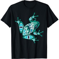 Native American Mix Style Art Frog Pacific Northwest T-Shirt