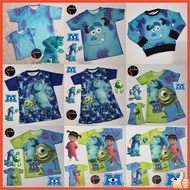 FULLPRINT T-shirt Dress Costume for Children and Adults Costume Sully Sulley Mike Wazowski Boo Monst