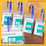 PVC Name Tag Holder | NAME BADGE / ID TAG / TRANSPARENT ID NAME TAG | Card Holder | ID Card Holder |