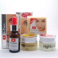 DR PURE SET + SERUM ORIGINAL BPOM - DR PURE SET 4IN1 - PAKET DR PURE / PAKET LENGKAP CREAM DR PURE S