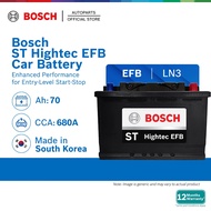 [DELIVERY ONLY] Bosch ST Hightec EFB LN3 DIN70 MF Car Battery (Made in South Korea - 12-month Warran