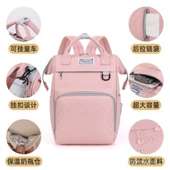 ‍🚓Spot Mummy Bag Portable Baby Diaper Bag Multi-Functional Backpack Large Capacity Portable Baby Wrap Diaper Bag Mother